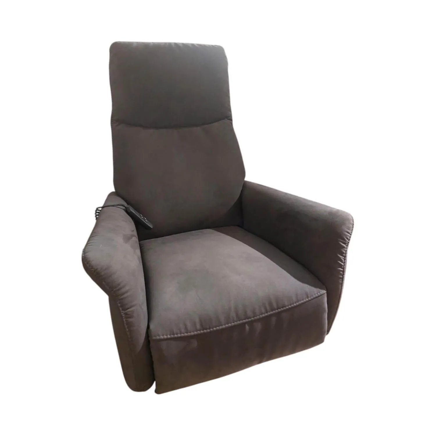 himolla Relaxsessel|Sessel 9061 Stoff Belvetara 33 Asphalt Grau Tellerfuß Anthrazit