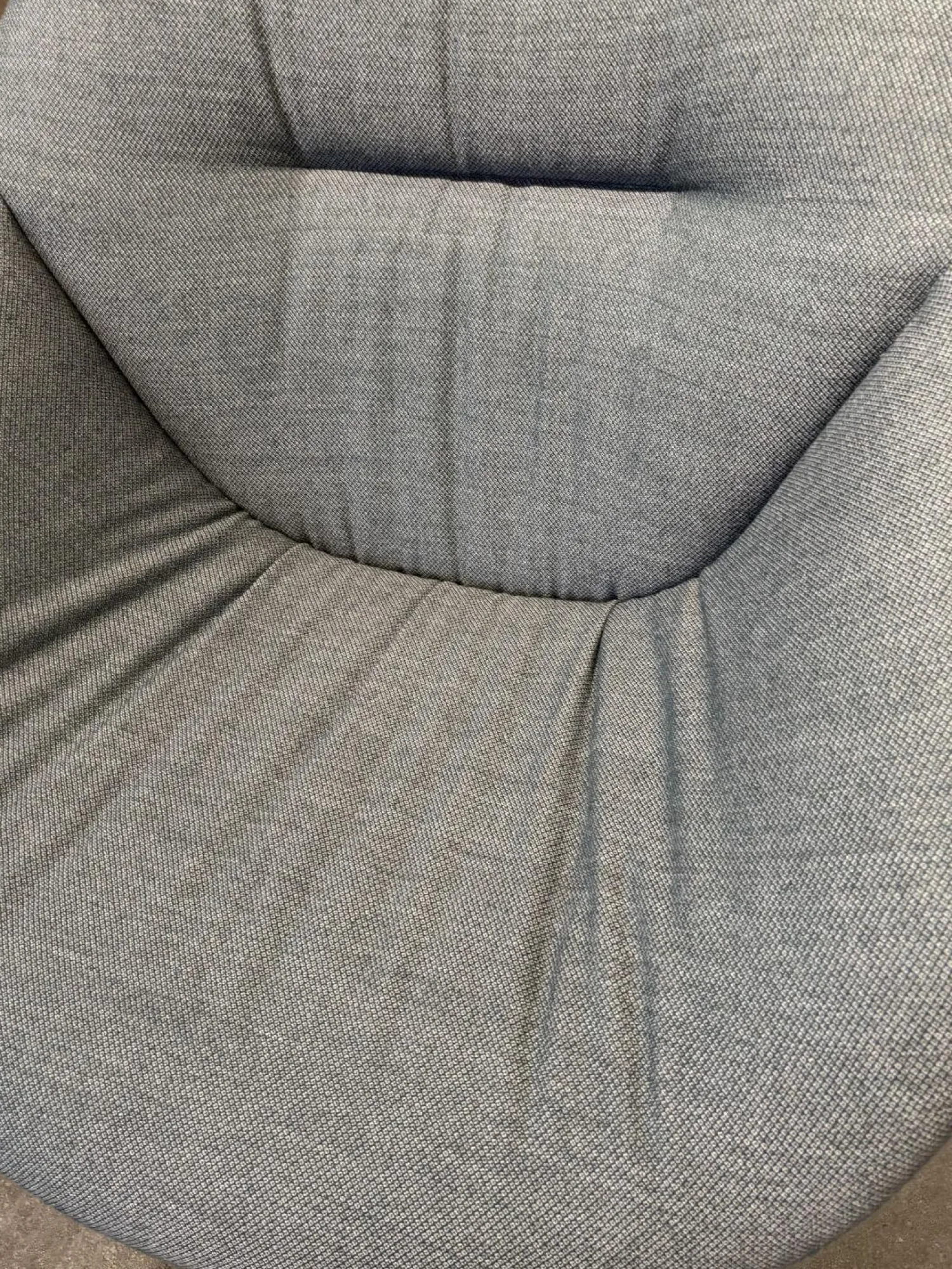 Hay Loungesessel|Sessel AAL 81 Soft Stoff Fjord 971 Petrol Grau Blau Gestell Aluminium Schwarz Pulverbeschichtet