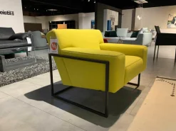 Leolux Relaxsessel|Sessel Adartne Stoff 81573 Hallingdal 65-420 Gr. 6 Gestell Braun