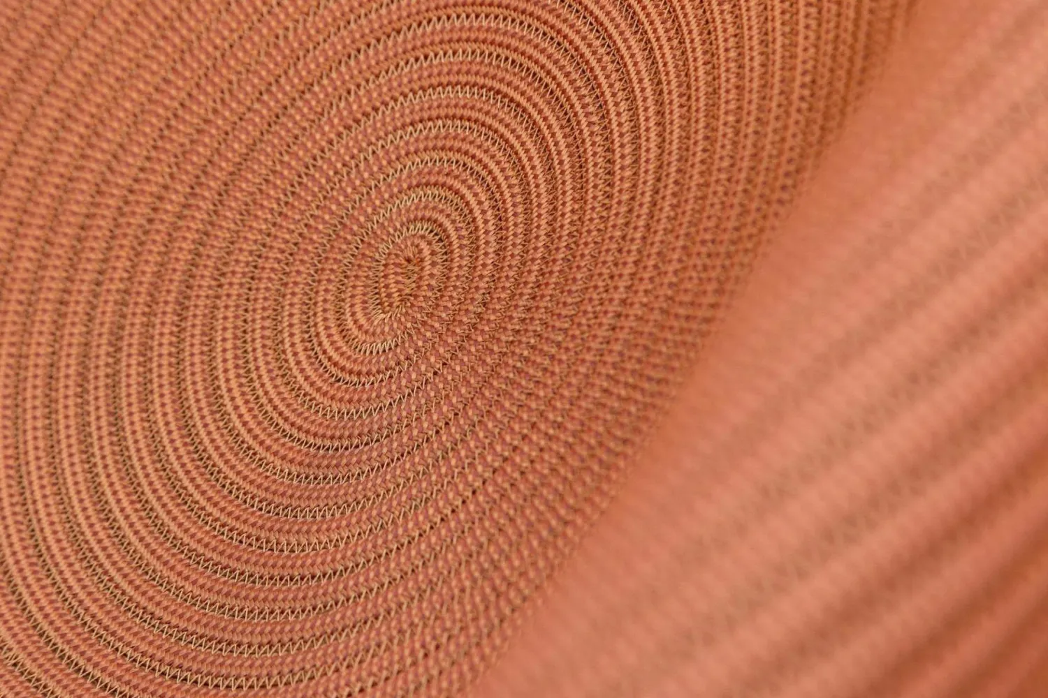 Paola Lenti Loungemöbel|Sessel Afra Stoff Arancio Terracotta Orange Gestell Stahl AISI 316/304 Gleiter Kunststoff