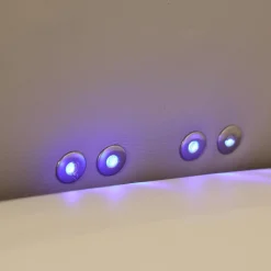 Rom Relaxsessel|Sessel Alva Leder Montana Pearl Beige Sternfuß Metall Schwarz