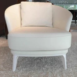 Bielefelder Werkstätten Relaxsessel|Sessel Amy Leder Normanndie Weiß