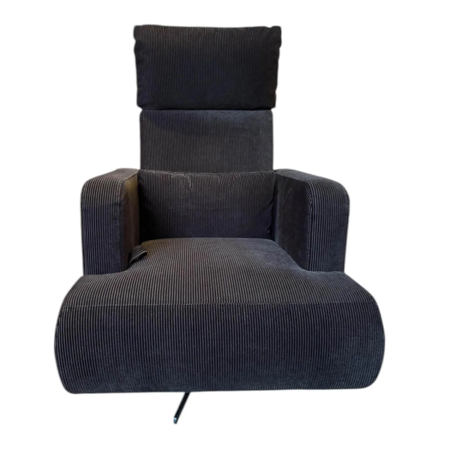 Brühl Relaxsessel|Sessel Aoyama 75002 Stoff 4490 99 Schwarz Sternfuß Drehbar Schwarz Matt Mit Neigungsverstellung