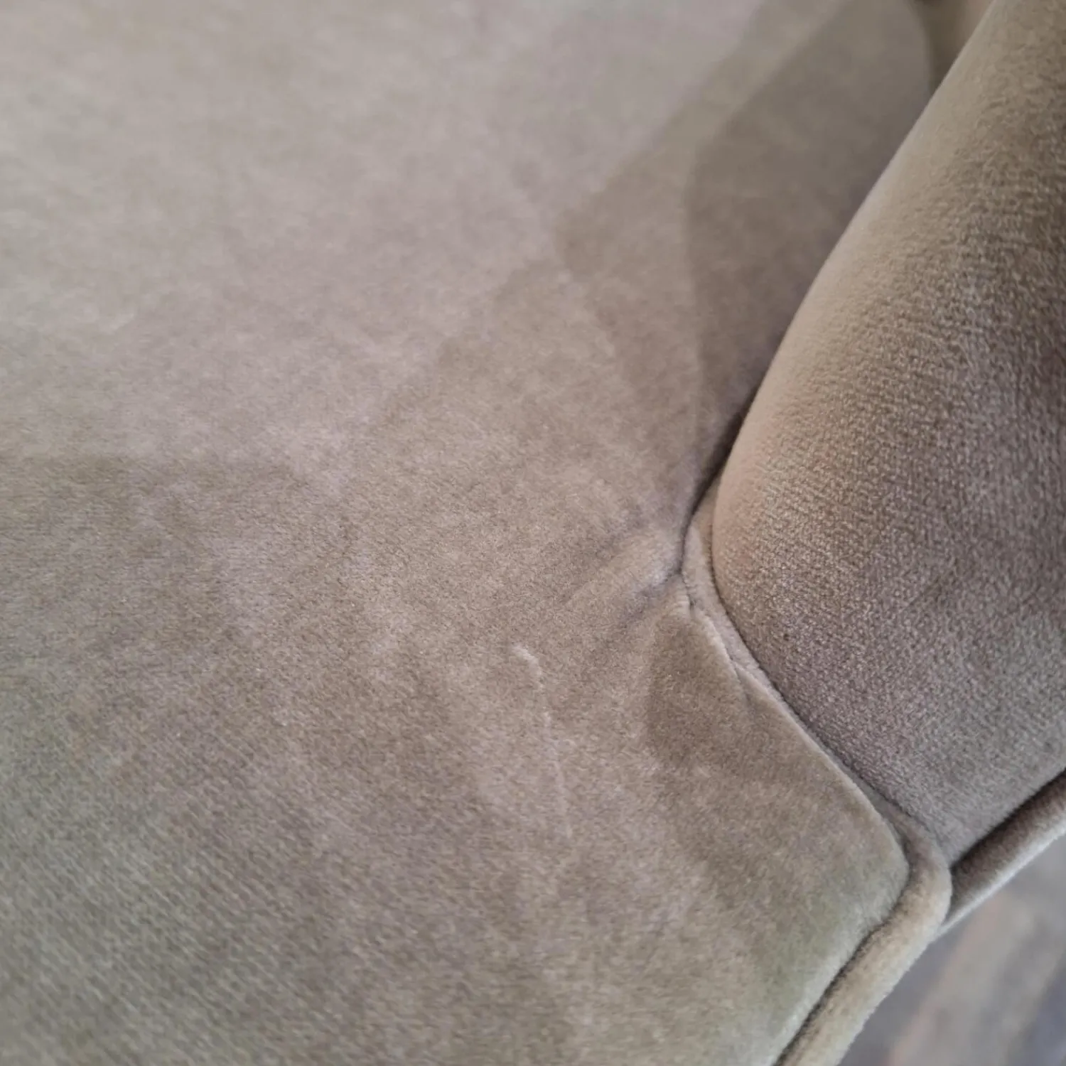 Walter Knoll Einzelstühle|Sessel Armchair 375 Stoff Harald Silver Grau Gestell Eiche