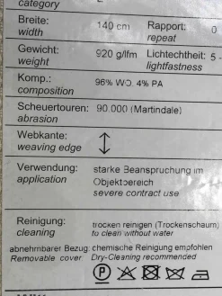 Wittmann Relaxsessel|Sessel Aura 1712 Stoff E Rapsodie