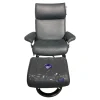 Stressless Relaxsessel|Sessel Aura L Leder Paloma 31 Shadow Blue Dunkelblau Gestell Signature Holz Schwarz