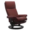 Stressless Relaxsessel|Sessel Aura M mit Akku Classic Black LegComfort Leder Paloma Cherry