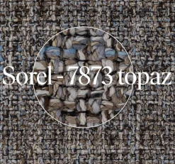 Walter Knoll Loungesessel|Sessel Bao Klein 227 10 C Innen Stoff Sorell 7873 Topaz Rücken Leder Rodeo Soft Schokoladenbraun Füße Buche Schwarz Lackiert