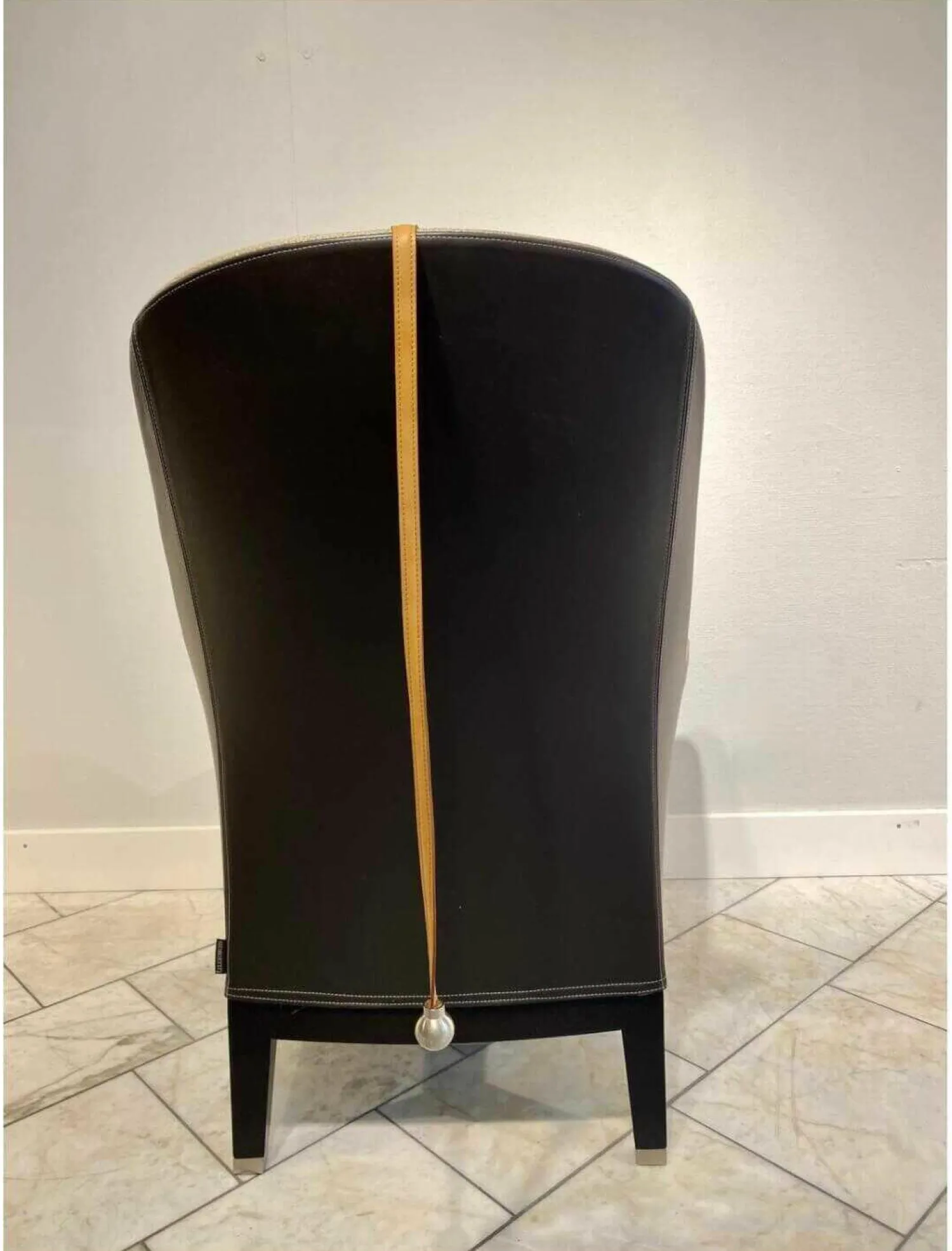 Giorgetti Relaxsessel|Sessel Bergére Stoff Pelle G Beige Gestell Buchenholz