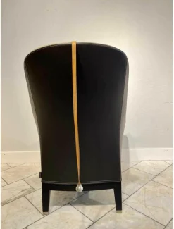 Giorgetti Relaxsessel|Sessel Bergére Stoff Pelle G Beige Gestell Buchenholz