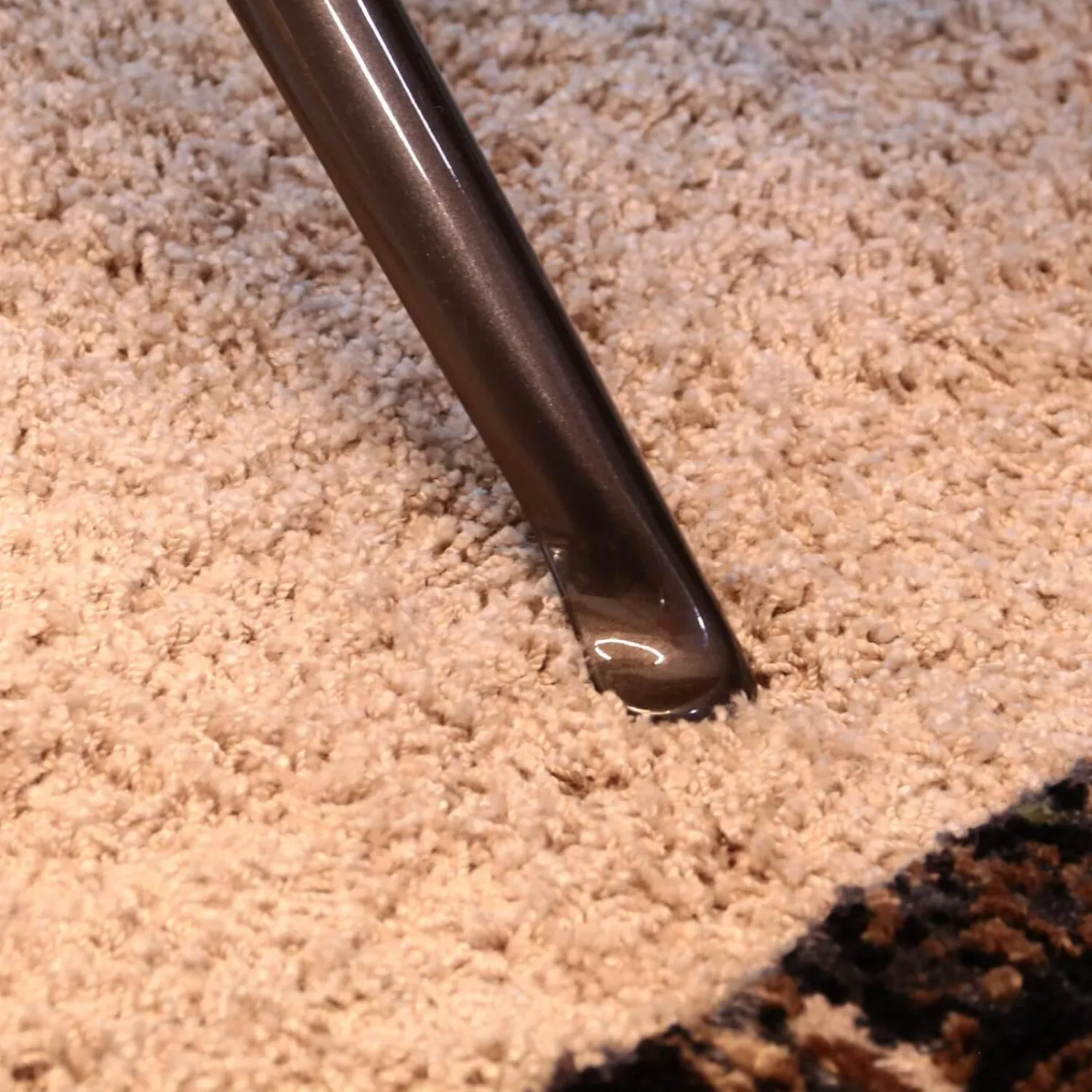 B&B Italia Loungesessel|Stuhlsets|Sessel Beverly Kernleder Dunkelbraun Gestell Schwarz Verchromt