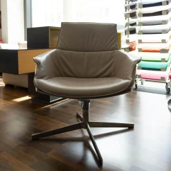 IP Design Relaxsessel|Sessel Bond Leder III Space Achat Beige Grau