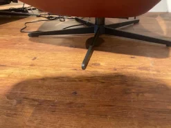 Activineo Relaxsessel|Sessel Boss Leder L30 WL Rouge Rot Gestell Metall Schwarz