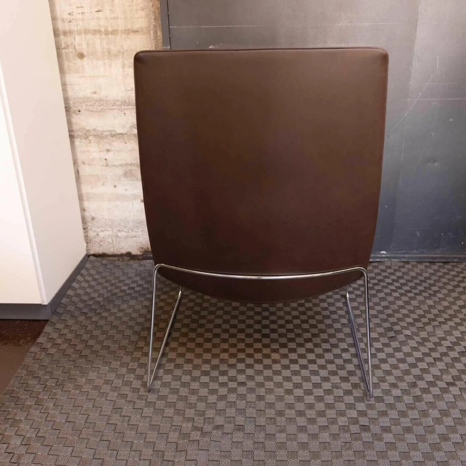 Arper Relaxsessel|Sessel Cartifa 70 Leder Braun