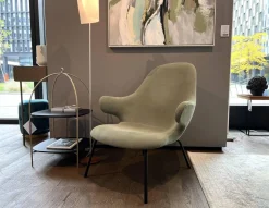 &tradition Relaxsessel|Sessel Catch Lounge Bezug Stoff Linara 249 Gestell Stahlrohr Pulverbeschichtet Schwarz