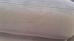 Zehdenick Fernsehsessel|Sessel Cincinatti Bezug Sam Grau Fuß Chrom