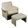 Erpo Relaxsessel|Sessel City Bezug Leder 42.310 Beige Mit Hocker