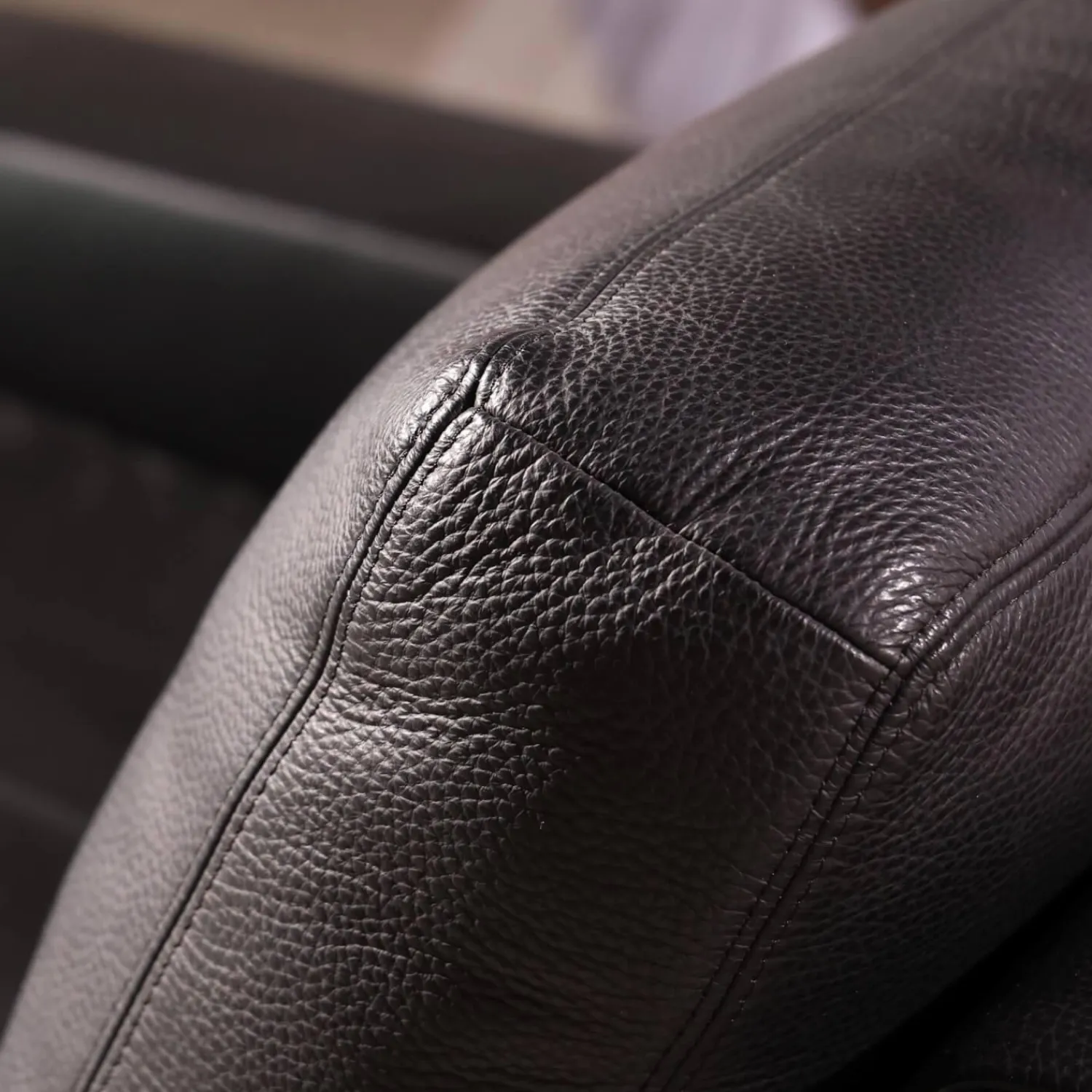 Erpo Loungesessel|Sessel CL 200.12 Bezug Leder 43 Schwarz 43.136