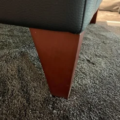 Erpo Relaxsessel|Sessel CL 400 Leder 43 Indigo 43.850 Fuß Holz Mahagoni Gebeizt