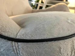 Wittmann Relaxsessel|Sessel Contessa 1956 Stoff Yukon Snow Keder Schwarz Gestell Schwarz