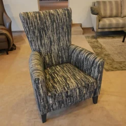 Bielefelder Werkstätten Loungesessel|Relaxsessel|Sessel Contessa BW 110 1000 Jab 9 2366 050 Graublau Massivholzgestell Schwarz