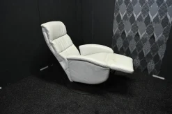 Steinpol Relaxsessel|Sessel Cosimo Comfort Lux Leder Rancho Stone mit Manueller Relaxfunktion