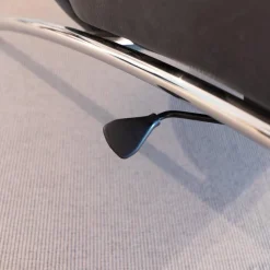 IP Design Relaxsessel|Sessel Curve Leder Yava Vulcano Kat. 2 Gestell Metall