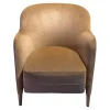 Molteni & C Loungesessel|Sessel D.151.4 Bezug Stoff Kubrick K 1951 Beige Gestell Amerikanisches Nussbaumholz