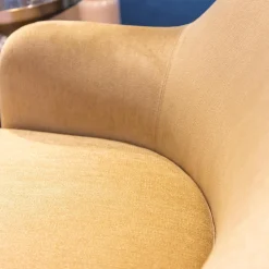 Molteni & C Loungesessel|Sessel D.151.4 Bezug Stoff Kubrick K 1951 Beige Gestell Amerikanisches Nussbaumholz