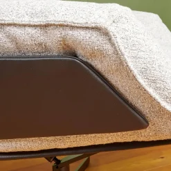 Bielefelder Werkstätten Relaxsessel|Sessel Daron Hoch Stoff Alice IP 1750 171 Beige Grau Kreuzfuß Schwarz Matt