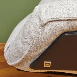 Bielefelder Werkstätten Relaxsessel|Sessel Daron Hoch Stoff Alice IP 1750 171 Beige Grau Kreuzfuß Schwarz Matt