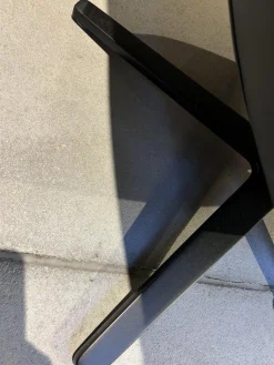 Bielefelder Werkstätten Relaxsessel|Sessel Dave Leder Normandie Schwarz Gestell Sternfuß Schwarz Matt Motorisch Verstellbar