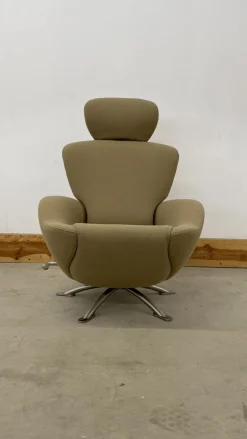 Cassina Relaxsessel|Sessel Dodo K10 Bezug Stoff Hallingdal Farbe 224 Verstellbar Im Rücken Und Fußbereich