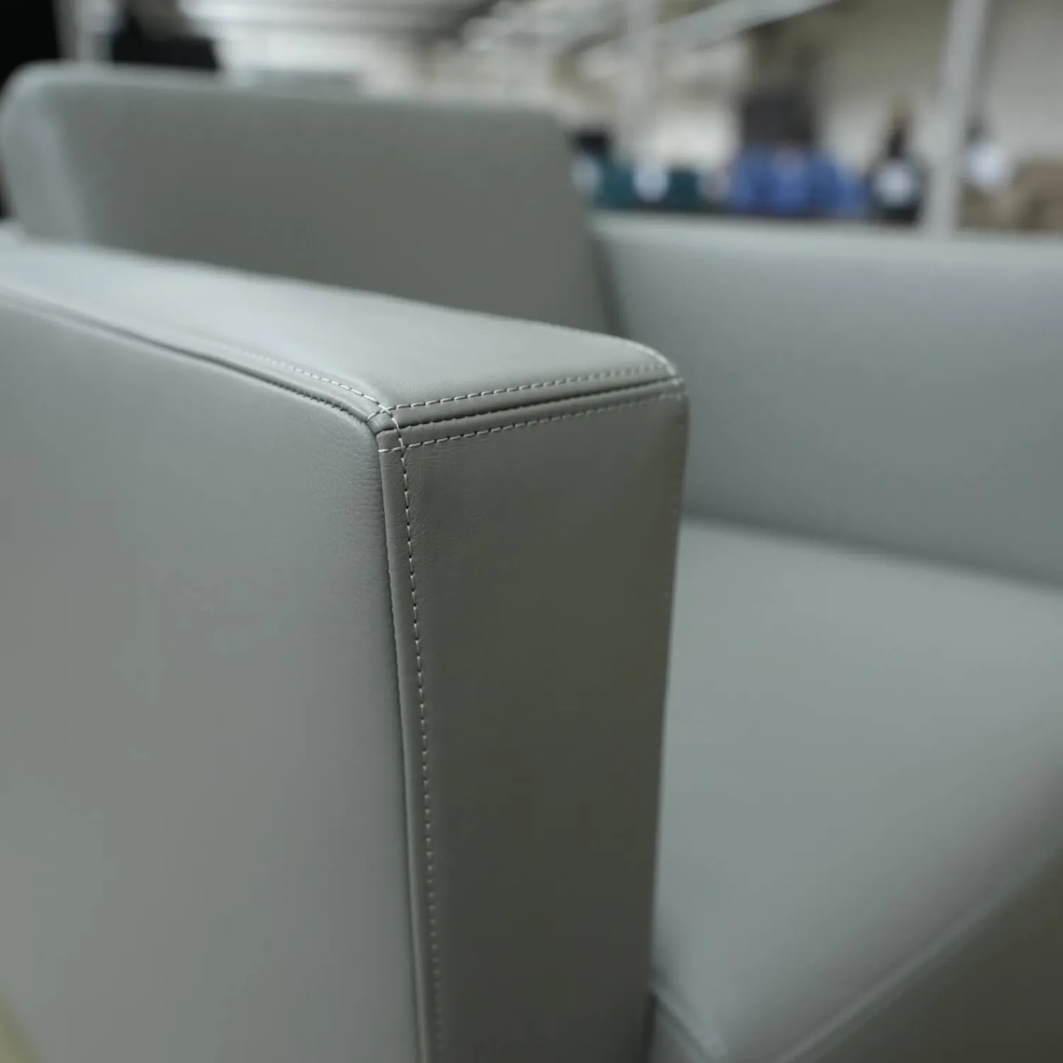 Walter Knoll Relaxsessel|Sessel Elton 407 Bezug Leder Congress 1440 Marram Mit Sockel Und Rollen