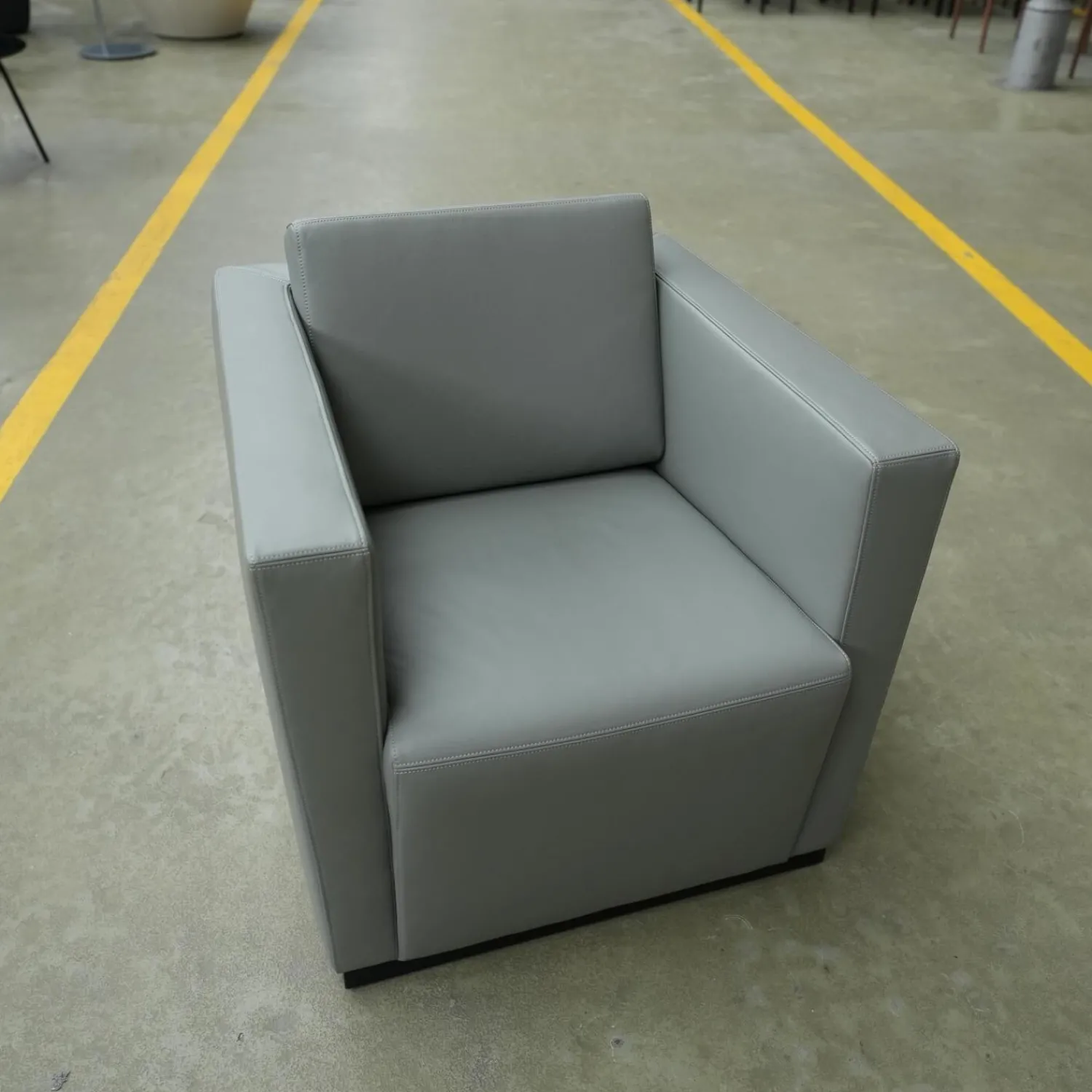 Walter Knoll Relaxsessel|Sessel Elton 407 Bezug Leder Congress 1440 Marram Mit Sockel Und Rollen