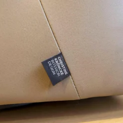 Christine Kröncke Relaxsessel|Sessel Ernest Leder Nappa Ash Braun Grau