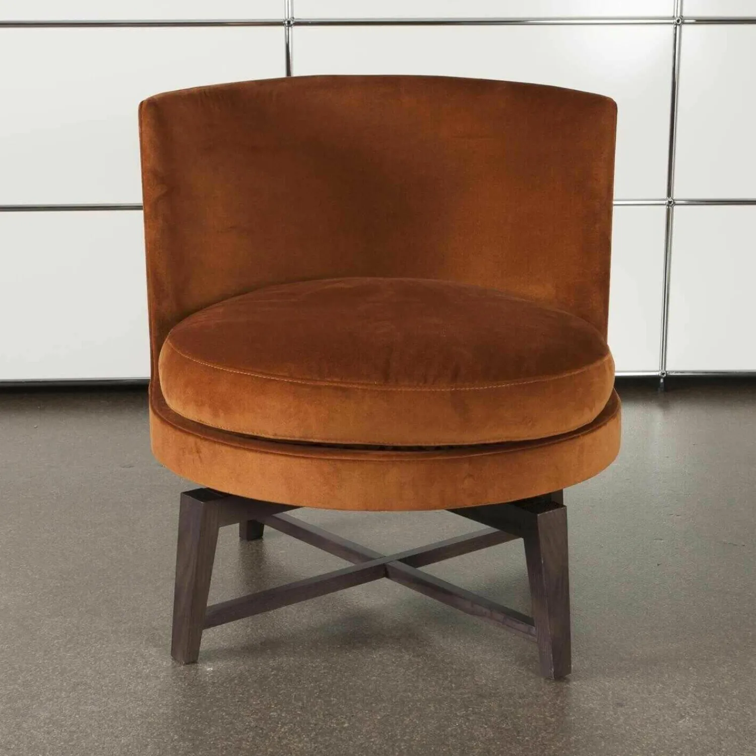 Flexform Relaxsessel|Sessel Fauteuil Feel Good Stoff Eldorado 1554 Cat. Extra Gestell Esche Braun