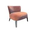 B&B Italia Loungesessel|Relaxsessel|Sessel Febo Stoff Rosa Gestell Silber