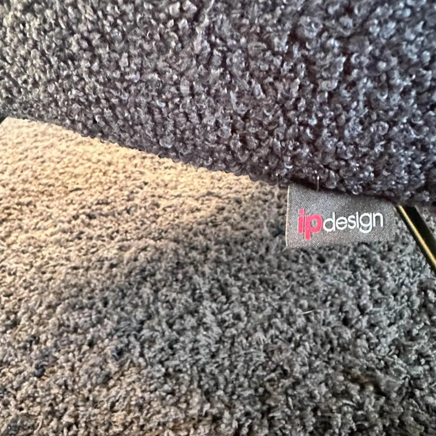 IP Design Loungesessel|Sessel Flow Bezug Chivasso Dunkelblau Füße Esche