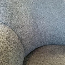 IP Design Loungesessel|Sessel Flow Bezug Chivasso Dunkelblau Füße Esche