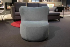 freistil Rolf Benz Relaxsessel|Sessel Freistil 173 Stoff 6514 Blaugrau Grau Inklusive Kunststoffgleiter