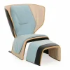 Cassina Relaxsessel|Sessel Gender 570 12 Melange Leder Schwarz Beige Gelb Ice Kissen Stoff Gerrit