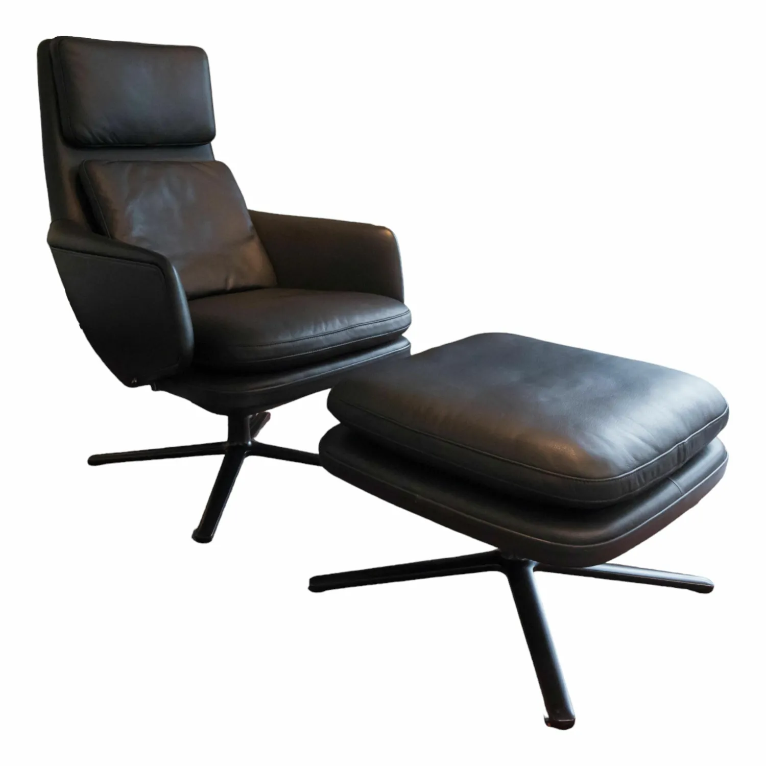 Vitra Loungesessel|Sessel Grand Relax mit Ottoman