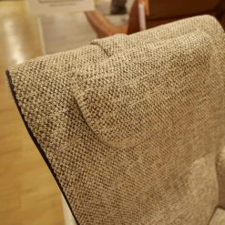 Jori Relaxsessel|Sessel Griffon Lounge Mit Hocker Bezug Mamaye C0201 4-Sternfuß Gekrümmt Schwarz