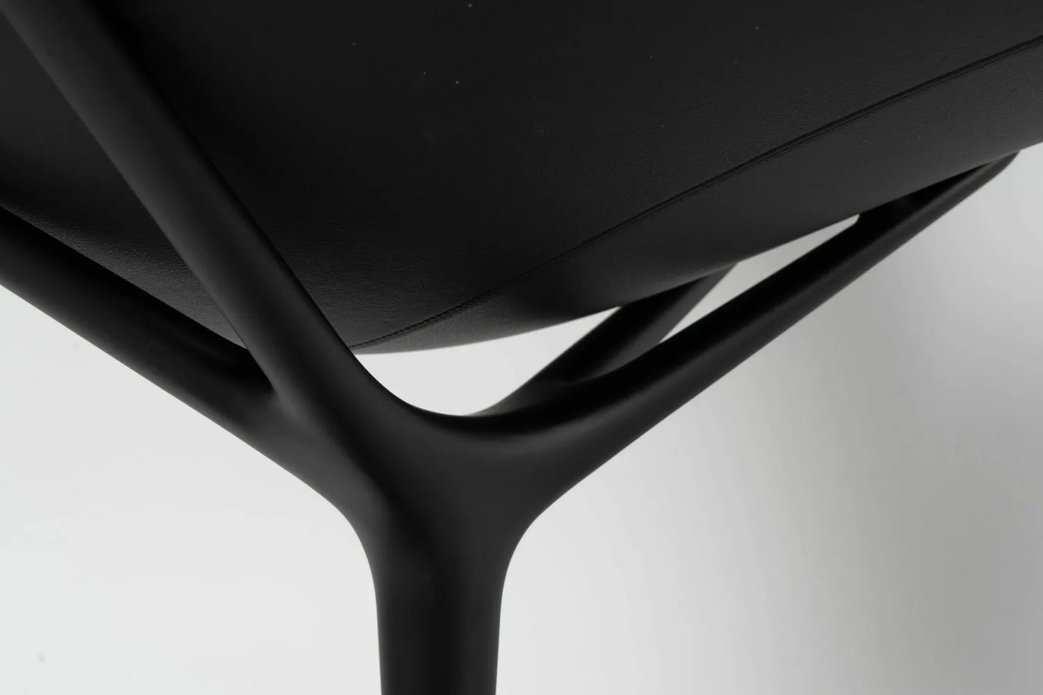 Walter Knoll Loungesessel|Relaxsessel|Sessel Healey Lounge Leder Congress Asphalt 252 Cat. 55 Grau Fußkreuz Schwarz mit Hocker