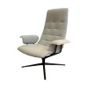 Walter Knoll Relaxsessel|Sessel Healey Soft 184 10 Stoff Divina Melange 2 120 Hellgrau Grau Gestell Bronze Schwarz Matt Pulverbeschichtet