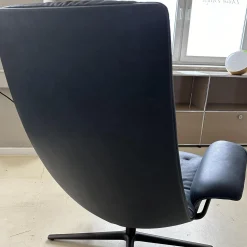 Walter Knoll Relaxsessel|Sessel Healey Soft Bezug Leder Vintage Tourmaline Gestell Metall Bronziert