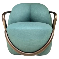 Giorgetti Relaxsessel|Sessel Hug Stoff F Canard 5105 Blau Grün