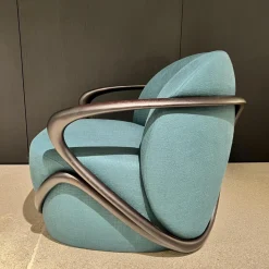 Giorgetti Relaxsessel|Sessel Hug Stoff F Canard 5105 Blau Grün