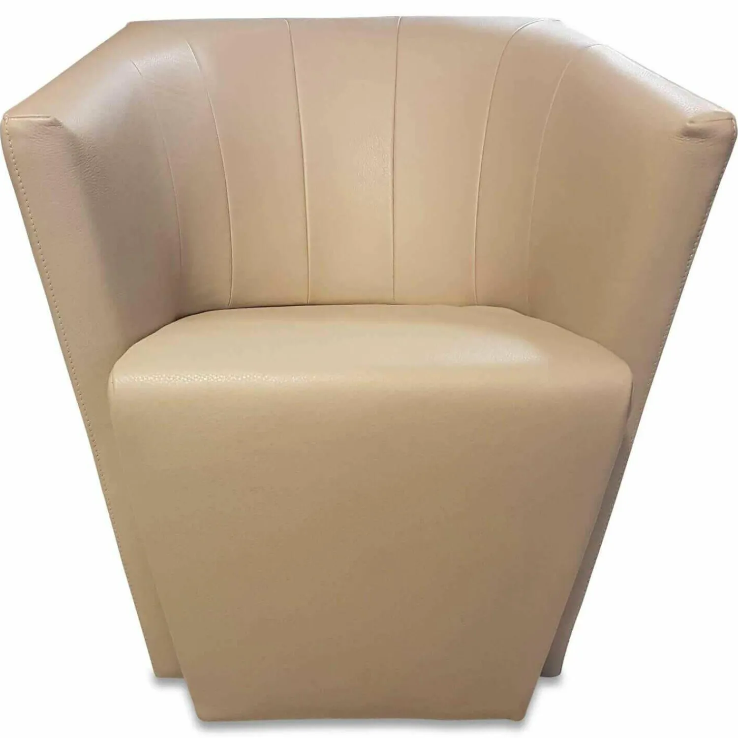 Jori Relaxsessel|Sessel Ice Cube Leder Lipano Ovo Creme